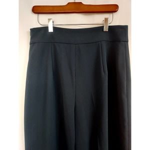 Zara Woman Dark Green wide leg ankle Pants